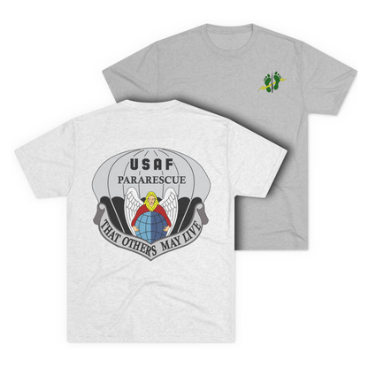 LSSC PJ | Green Feet Colored Tee - Tri-Blend Heather White