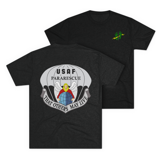 LSSC PJ | Green Feet Colored Tee - Tri-Blend Vintage Black