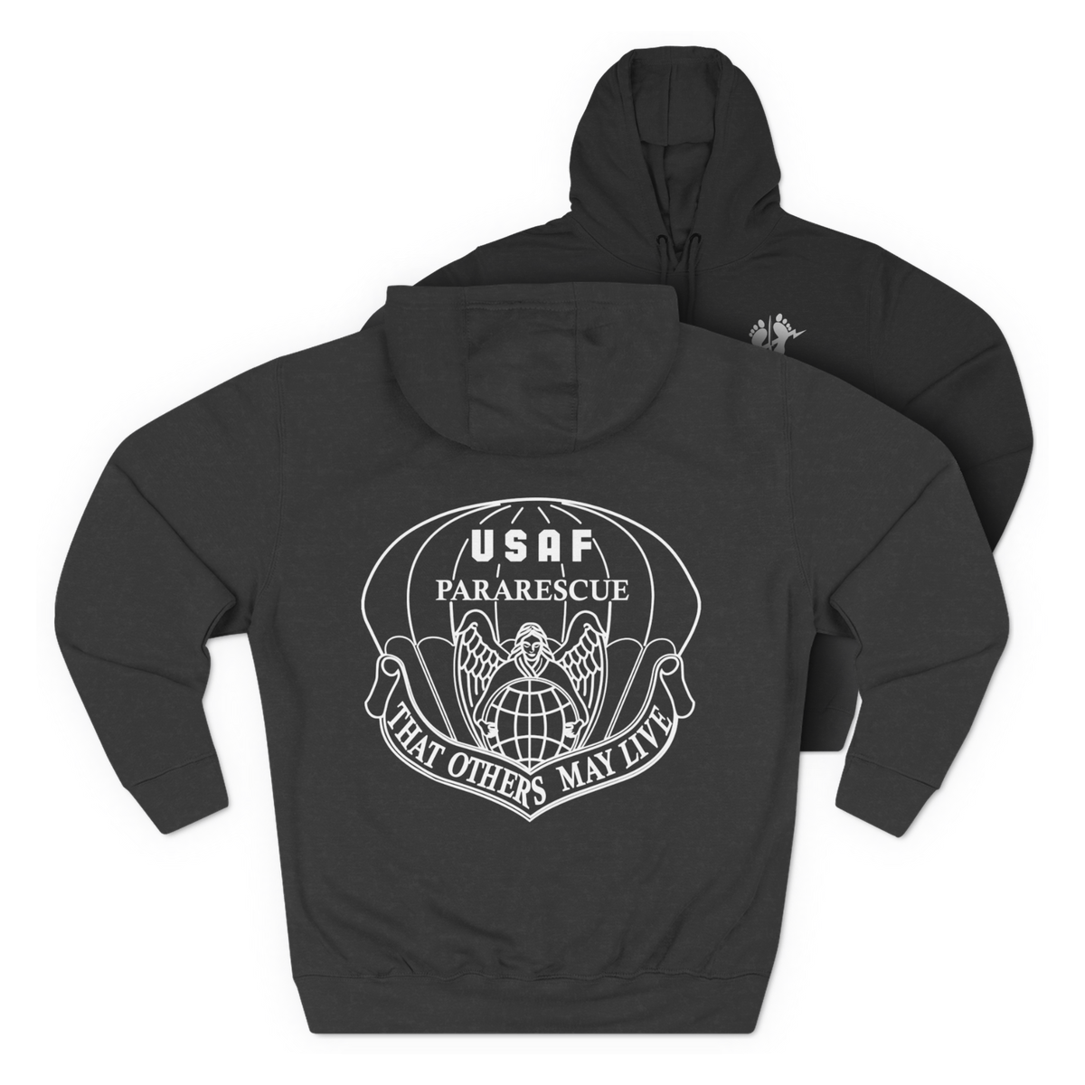 LSSC PJ | Green Feet Hoodie - Charcoal Heather