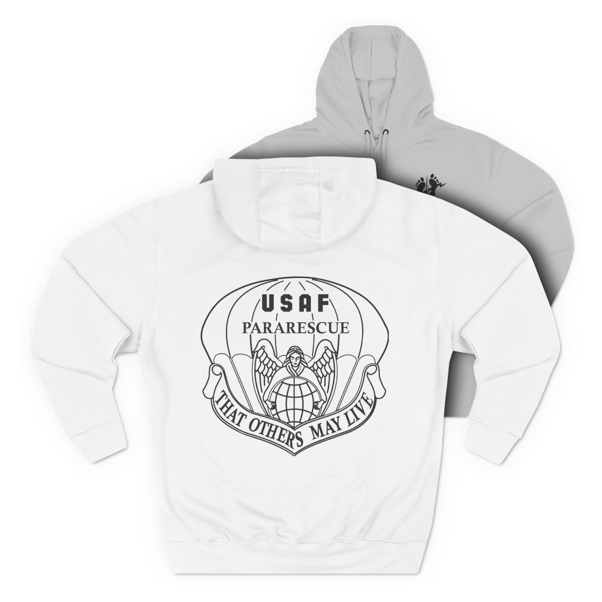 LSSC PJ | Green Feet Hoodie - White