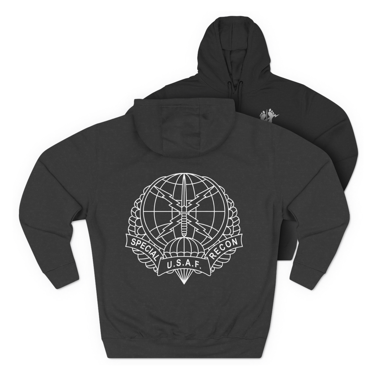 LSSC SR | Green Feet Hoodie - Charcoal Heather