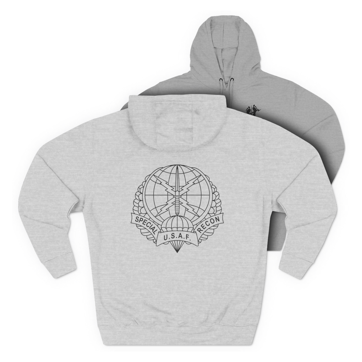 LSSC SR | Green Feet Hoodie - Heather Grey