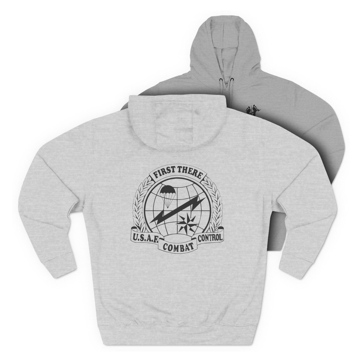 LSSC CCT | Green Feet Hoodie - Heather Grey