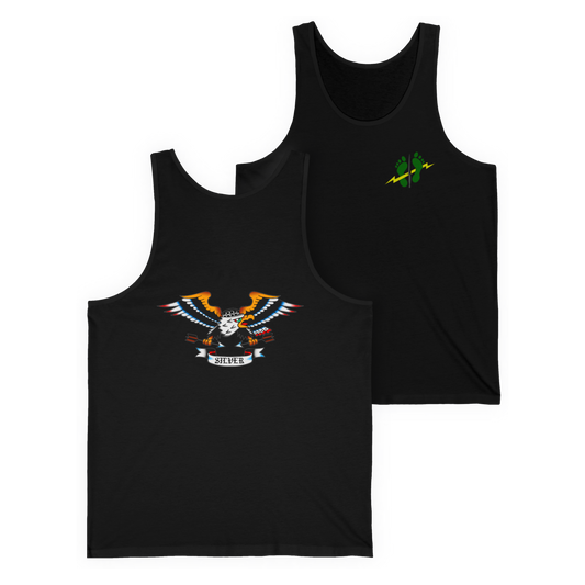 LSSC Silver Team | Green Feet Colored Tank - Black