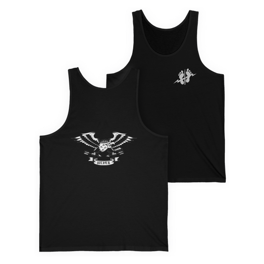 LSSC Silver Team | Green Feet Tank - Black