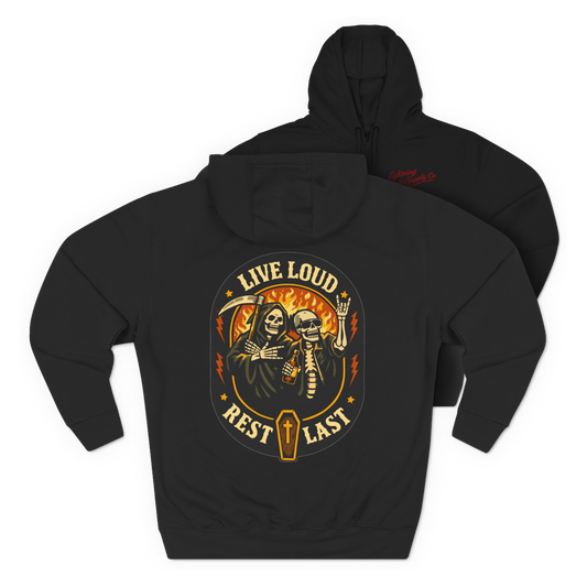LSSC Live Loud · Rest Last Hoodie - Black