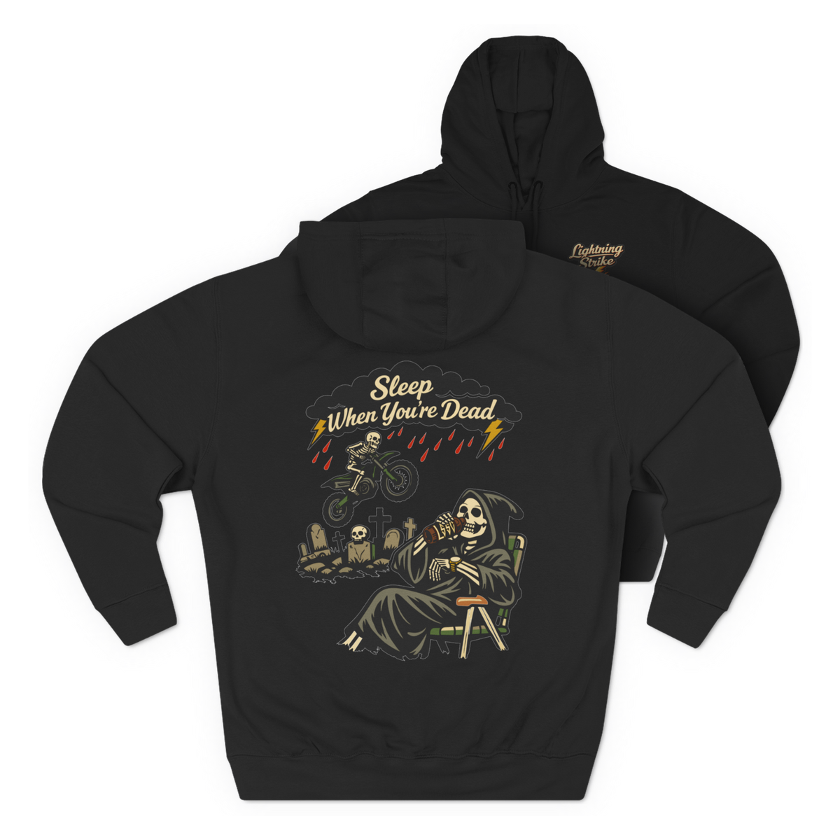 LSSC Sleep When You're Dead Hoodie - Black