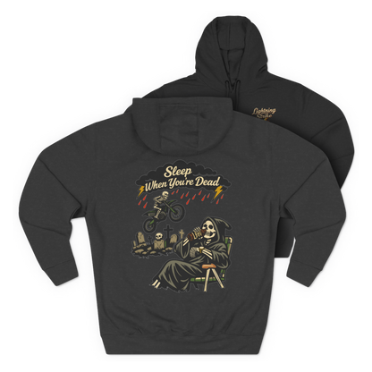 LSSC Sleep When You're Dead Hoodie - Charcoal Heather