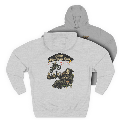 LSSC Sleep When You're Dead Hoodie - Heather Grey