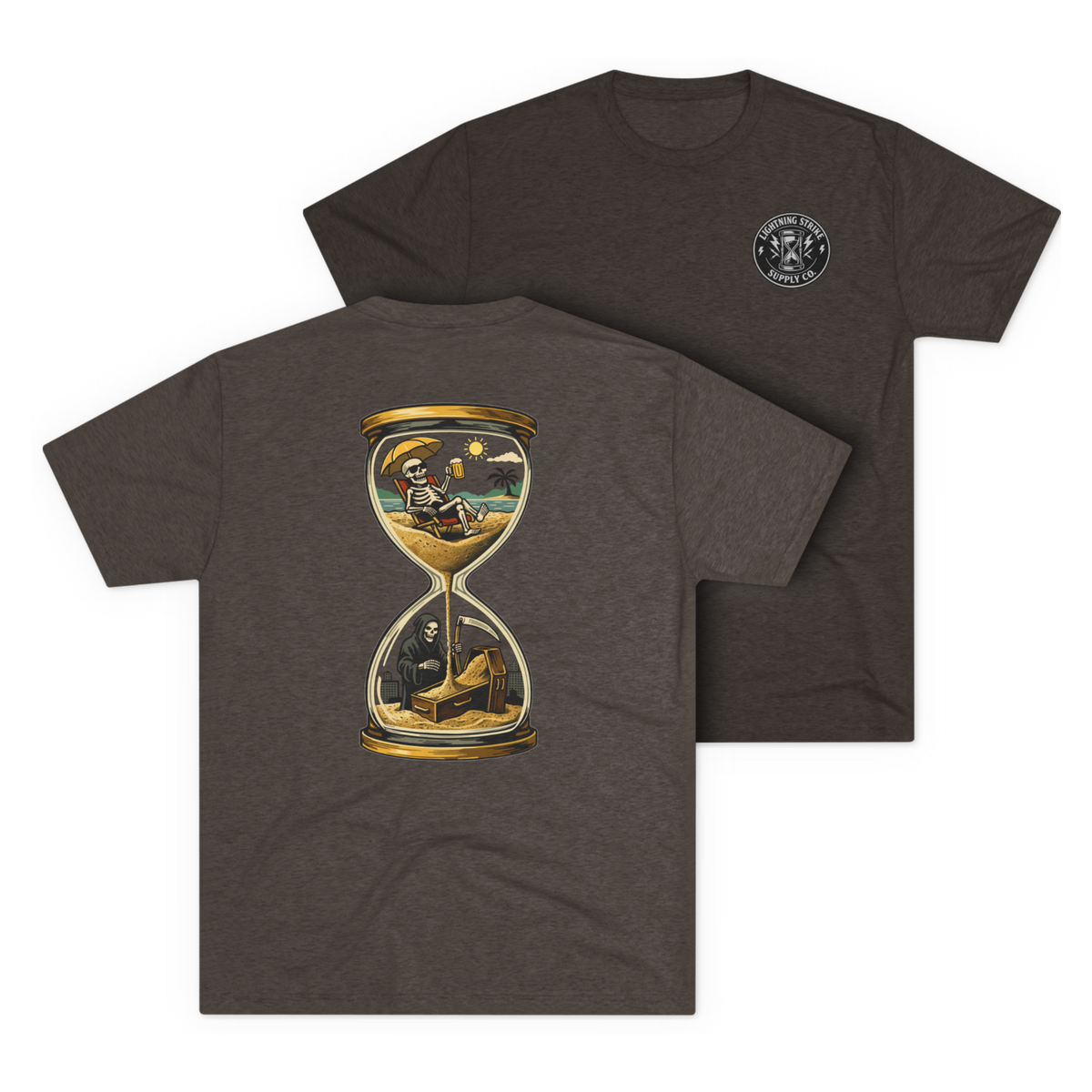 LSSC Borrowed Time Tee - Tri-Blend Macchiato