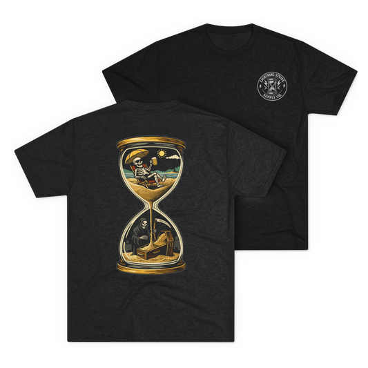 LSSC Borrowed Time Tee - Tri-Blend Vintage Black