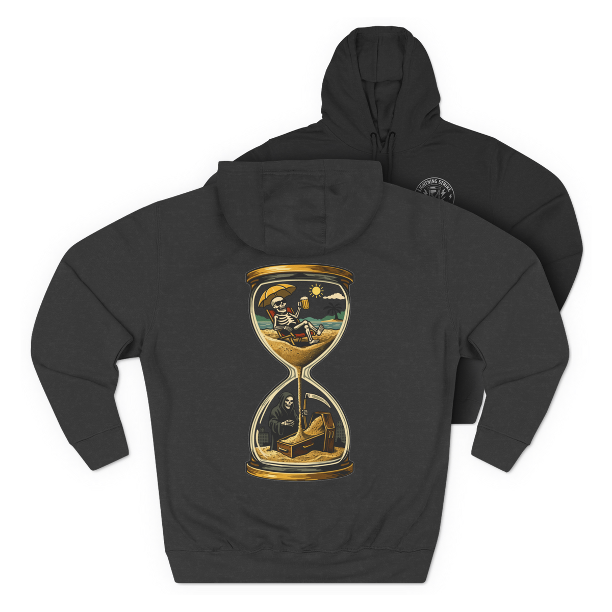 LSSC Borrowed Time Hoodie - Charcoal Heather