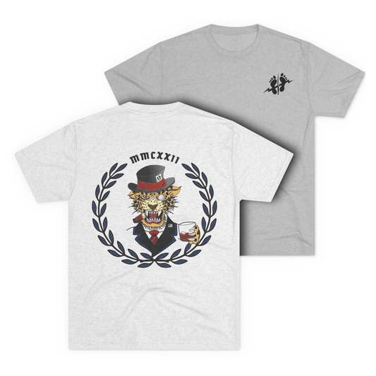 LSSC Fancy Jag Colored Tee - Tri-Blend Heather White